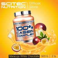 ราคา SCITEC Casein Protein Casein Complex 920g Maracuja White Chocolate เคซีน โปรตีนทานก่อนนอน รสชาติเสาวรส ไวท์ ช็อกโกแลต (18986372729)
