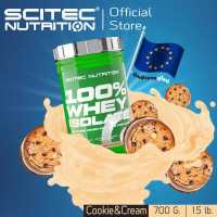 ราคา SCITEC NUTITION Whey Protein Isolate Cookies cream รสคุ้กกี้ ครีม เวย์โปรตีน ไอโซเลท พรีเมี่ยมเวย์ นำเข้า สร้างกล้ามเนื้อ ลีนเวย์ Whey Isolate with Amino acids (15864940370)
