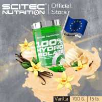 ราคา SCITEC NUTRITION 100 Whey Hydrolyzed Isolate 700g Vanilla เวย์ไฮโดรไลซ์ ไอโซเลท รสวานิลา ลีนเวย์ เวย์โปรตีน เพิ่มกล้ามเนื้อ ลดไขมัน คุมหิว (12621413638)