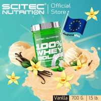 ราคา SCITEC NUTRITION 100 Whey Protein Isolate 700g Vanilla เวย์โปรตีน ไอโซเลท รสวานิลา เพิ่มกล้ามเนื้อ ลีนเวย์ เวย์นำเข้า พรีเมี่ยม คุมหิว (17643276004)