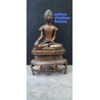 ราคา พระพุทธรูป ปางมารวิชัย ศิลปะพม่า ราวพุทธศตวรรษที่ 24 25 เนื้อสำริด (18050322878)