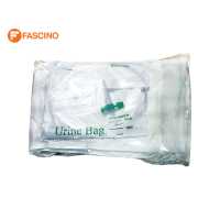 ราคา Taining Urine Bag ถุงปัสสาวะ แบบเทล่าง พร้อมสาย 2000ml (16942063906)