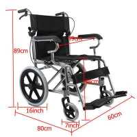ราคา TAN XIAN รถเข็นผู้สูงอายุ wheelchair รถเข็นผู้ป่วย วีลแชร์ พับได้ พกพาสะดวก น้ำหนักเบา รถเข็นผู้ป่วย น้ำหนักเบา พับได้ รถเข็นผู้ป่วย รถเข็นผู้ป่วยท่องเที่ยวพับได้น้ำหนักเบา รถเข็นผ (19465307807)