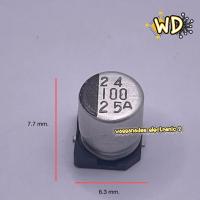 ราคา 10ตัว cกระป๋อง smd 100uf 6 3 100uf 16v 100uf 25v 100uf35v 6 3 7 7 100uf 35v 8 10 100uf 35v 10 10 100uf 50v (9914973181)