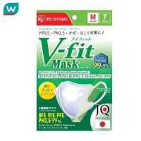 ราคา Iris Ohyama หน้ากากอนามัย ไอริสโอยามะ วี ฟิต ไซส์ M 7 ชิ้น แพ็ค (12740777817)