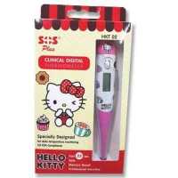 ราคา SOS Plus Clinical Digital Thermometer Hello Kitty เอสโอเอส พลัส เทอร์โมมิเตอร์ รุ่น HKT02 สีชมพู (8705225784)