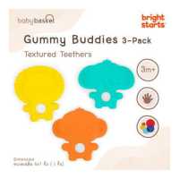 ราคา Bright Starts Gummy Buddies 3 Pack Textured Teethers (17274842461)