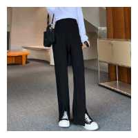 ราคา IQANGEL เสื้อนอกกางเกงขาบานขนาดเล็กลายฉลามกางเกงคุณแม่กางเกง Barbie เพรียวบาง (17463933978)