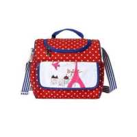 ราคา ENFANT กระเป๋าคุณแม่ลายจุด หอไอเฟล สีแดง (105049097)