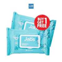 ราคา JABS Mineral Wipes 45s แจ๊บส์ ทิชชู่เปียก สูตรน้ำแร่ธรรมชาติ ผ้าเช็ดทำความสะอาด อ่อนโยน ไม่มีแอลกอฮอล์ 45 ชิ้น (4808898282)