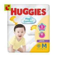 Huggies ฮักกี้ส์ เมจิก คอมฟอร์ท ผ้าอ้อมสำหรับเด็ก แบบสวม ขนาด M 58 ชิ้น