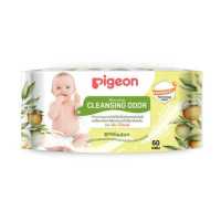 ราคา ใหม่ Pigeon พีเจ้น เบบี้ไวพส์ คลีนซิ่ง โอดอร์ 60 ชิ้น (18455657678)