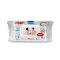 ราคา Pigeon พีเจ้น เบบี้ไวพส์ สูตรมอยเจอร์ไรเซอร์ 60 ชิ้น (1674648531)
