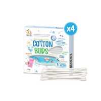 ราคา Wel B Cotton Buds 100pcs เวลบี คอตตอนบัด 100 ก้าน แพ็ค 4 กล่อง สำลี สำหรับเด็ก ทารก สำลีแผ่นใหญ่ ผลิตจากฝ้ายธรรมชาติ สำลีเช็ดหน้า (7951312620)
