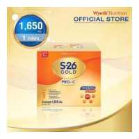 ราคา เอส 26 โกลด์ เอสเอ็มเอ นมผง เด็ก โปรซี ขนาด 1650 กรัม 1 กล่อง S 26 Gold SMA PRO C Formula 1 1650g (7163056537)