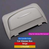 ราคา QHCP เคสแว่นตากันแดดรถกล่องเก็บแว่นกันแดดคลิปเก็บสายสำหรับ Toyota Corolla 19 22 Frontlander 22 Corolla Cross 22 Essory (18561800422)