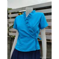 ราคา เสื้อพื้นเมืองสีพื้น ทรงป้าย (12885013413)