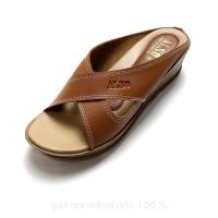 ราคา มาใหม่ รองเท้าผู้หญิง ส้นสูง ส้นเตารีด หน้าไขว้ สูง 2 นิ้ว (15053472511)