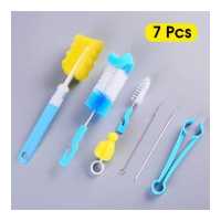 ราคา HamshMoc จุกนมปลอมสำหรับดูดซับได้ดีแปรงทำความสะอาดขวดนมอุปกรณ์ทำความสะอาดทำความสะอาดง่ายชุดแปรงขวดอเนกประสงค์7ชิ้น (19165717089)