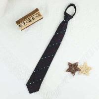 ราคา เนคไทซิปหน้าสำหรับผู้หญิง นักเรียนขนาด37 6ซม เนคไทลายทางแคบลายผูกโบว์เนคไทลายสก็อตแนวธุรกิจใส่สบาย (19152167905)