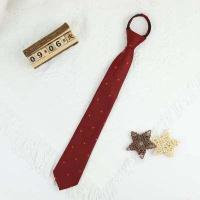 ราคา เนคไทซิปหน้าสำหรับผู้หญิง นักเรียนขนาด37 6ซม เนคไทลายทางแคบลายผูกโบว์เนคไทลายสก็อตแนวธุรกิจใส่สบาย (19152167900)