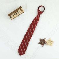 ราคา เนคไทซิปหน้าสำหรับผู้หญิง นักเรียนขนาด37 6ซม เนคไทลายทางแคบลายผูกโบว์เนคไทลายสก็อตแนวธุรกิจใส่สบาย (19152167899)