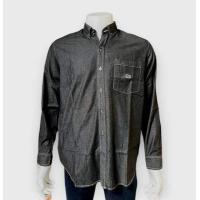 ราคา เสื้อเชิ้ตแขนยาว แขนสั้น ผ้ายีนส์ แชมเบร้ U2 MEN S รุ่น 5646 ผ้าดี สีไม่ตก size M XL (17529439333)