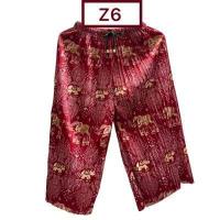 ราคา กางเกงอัดพลีทลายไทยขา5ส่วน ลายช้าง ลายสก็อต ลายเสือ ลายเยอะมาก (14801814788)