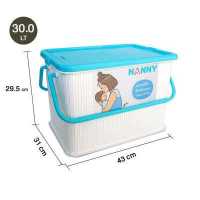 ราคา Nanny กล่องใส่ของ กล่องเก็บของอเนกประสงค์ มีหูหิ้ว ลาย Munin มุนิน มีให้เลือก 3 Size S M L 4 ลวดลาย (9633134499)