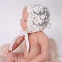 ราคา ทารกแรกเกิดอุปกรณ์ถ่ายภาพหมวก Bonnet Enfant หมวกเด็กฤดูร้อนลูกไม้หมวกเด็กทารกแรกเกิดอุปกรณ์ถ่ายภาพ (10381137975)