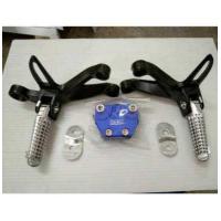 ราคา พักเท้าหลัง KSR พร้อมขาจับแบบสีเงินและสีฟ้า (15789045057)