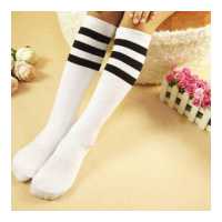 ราคา Teeker เด็กถุงเท้ายาวเข่าตรงถุงเท้าผ้าฝ้ายลายถุงเท้าฟุตบอลและชุดนักเรียนถุงเท้า (15928152819)