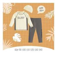 ราคา Uwae ชุดว่ายน้ำเด็ก ชุดว่ายน้ำเด็กชายกันยูวี Summer Surf รุ่น UV337 (19688280721)