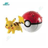 ราคา RCTOWN ภาพอนิเมะลูกบอลเอลฟ์โปเกมอน12สไตล์ปิกาจูลิซาด้อนของเล่น Pocket Monster Pokeball Variant Rockruff Pokeball Variant (17137103256)