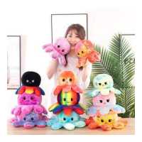 ราคา ตุ๊กตาปลาหมึกยักษ์ สุ่มสี ขนาดใหญ่ยักษ์ พลิกกลับด้าน สองด้าน นุ่มนิ่มน่ารักมากๆ สีสันสดใส พร้อมส่งจากไทย (18450650803)
