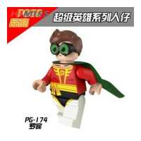 ราคา HIMISS Batman Riddler Minifigures Robin ซูเปอร์ฮีโร่บล็อกตัวต่อ Kids Toys PG8046 (19370017350)