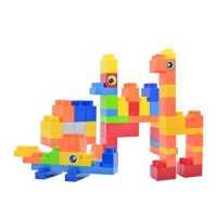 ราคา Play Us ตัวต่อบล็อคใหญ่ม้าลาย ยีราฟ จระเข้ 77 ชิ้น รุ่น 9103 B (112433116)