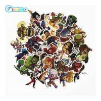 ราคา Thinkmax 50Pcs สติกเกอร์ Superhero Paster Avengers Decal สำหรับคอมพิวเตอร์รถจักรยานยนต์กระเป๋าเดินทางหมวกกันน็อกสเก็ตบอร์ดของขวัญสำหรับเด็ก (16193323464)