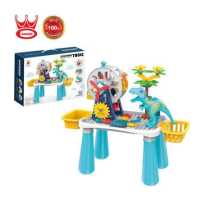 ราคา Wangdek DIY Creative Blocks Dinosaur Ferris Wheel Table วังเด็ก ชุดโต๊ะตัวต่อ ไดโนเสาร์ ชิงช้าสวรรค์ 52 ชิ้น 222 B104 446371 (18885307491)