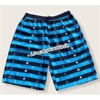 ราคา กางเกงขาสั้นผู้ชาย กางเกงลายสมอ free size เอว 24 38 นิ้ว ความยาว 22นิ้ว (552320588)