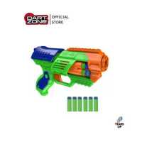 ราคา DART ZONE ปืนของเล่น กระสุนโฟม ดาร์ทโซน บริซไฟเออร์ Blitzfire Quickshot Blaster ของเล่นเด็กผช ปืนเด็กเล่น เกมส์ยิงปืน ต่อสู้ ลิขสิทธิ์แท้ พร้อมส่ง (17219049159)