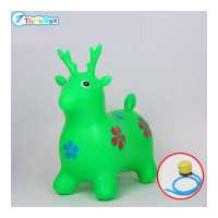 ราคา THINKMAX ม้ากระโดษเป่าลมสำหรับเด็กกลางแจ้งม้ากระโดดขี่ม้าหนา (17512931278)