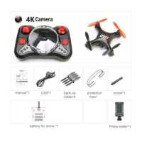 ราคา โดรนขนาดเล็ก7ซม พร้อมกล้อง4K 360 พับได้คอปเตอร์สี่ใบพัด2 4กรัมโดรนไร้หัวระยะไกล3โหมดความเร็วโดรนหนึ่งปุ่มส่งคืนอัตโนมัติโดรนราคาถูกสำหรับเด็กผู้ชายของขวัญวันเกิดปีใหม่ (18040516216)