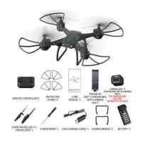 ราคา Conกระเป๋าสะพายหลัง JJRC UAV 4K อากาศยานไร้คนขับกล้องคู่โหมดสามระดับของเล่นการบินของขวัญ (14688986475)