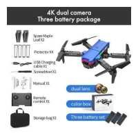 ราคา โดรนสี่ใบพัด FPV WiFi 4K HD Dual Camera App Control Headless Altitude Hold RC Quadcopter Drone สำหรับเด็ก ผู้เริ่มต้น RTFโดรน (16369593392)