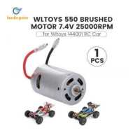 ราคา LeadingStar Mobil Remote Control อุปกรณ์เสริมมอเตอร์ความเร็วสูงแบบขนแปรง550สำหรับ1 14 Wltoys 144001รถยนต์วิบาก Rc (18592051578)