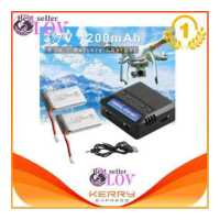 ราคา LOVBAG แบตเตอรี่ Lipo 3 7V 1200mAh 25C 2 ชิ้น 4 in 1 เครื่องชาร์จแบต สำหรับ Syma X5 X5C X5SC X5SW Quadcopter (17945922884)