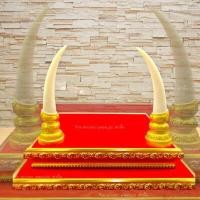 ราคา งาช้าง งาช้างเรซิ่น1คู่ ถวายสิ่งศักดิ์สิทธิ์ พระพุทธรูปบูชา งาช้างเผือกจำลองงาช้างจำลอง ขนาด2 5นิ้ว3 5นิ้วและ4 5นิ้ว (16745600359)