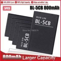 ราคา 1 5PC Lithium Phone Battery BL 5CB BL5CB 3 7V 800mAh Battery BL 5CB For Nokia 3600 3660 6620 6108 3108 2135 N91 1280 (16424446502)