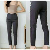 ราคา กางเกงทำงานผ้าซาตินผ้าโรเชฟสีดำใส่ทำงาน (12270215095)